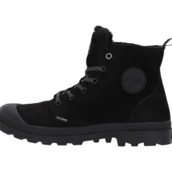 Damen Palladium Stiefel<95982, Schnürstiefeletten, Damen, Schwarz