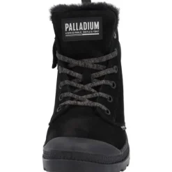 Damen Palladium Stiefel<95982, Schnürstiefeletten, Damen, Schwarz