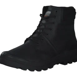 Herren Palladium Stiefel<77982, Schnürstiefeletten, Herren, Schwarz