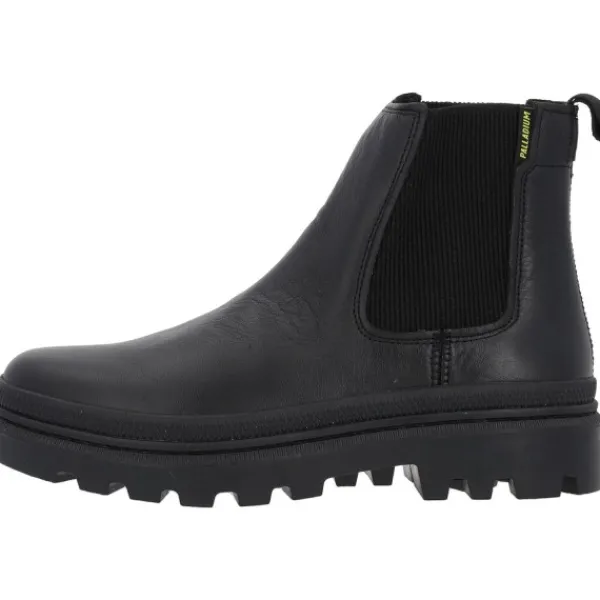 Damen Palladium Stiefel<98915, Stiefeletten, Damen, Schwarz (Chelsea Black)