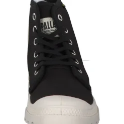 Damen Palladium Stiefel<75349, Stiefeletten, Damen, Schwarz (Black/Marshmallow)