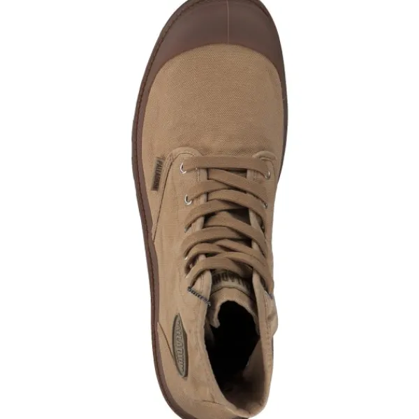 Damen Palladium Stiefel|Stiefel<02352, Stiefeletten, woodlin/beige