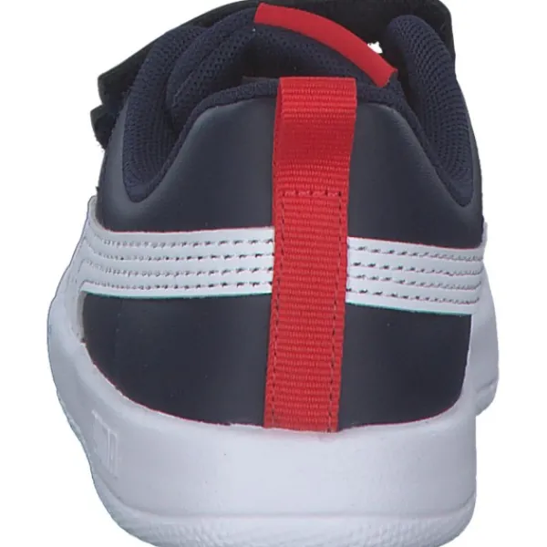 Kinder Puma Slipper<310252/003 Courtflex V3 V Inf navy/ white- red, Sportliche Slipper, Kinder, n