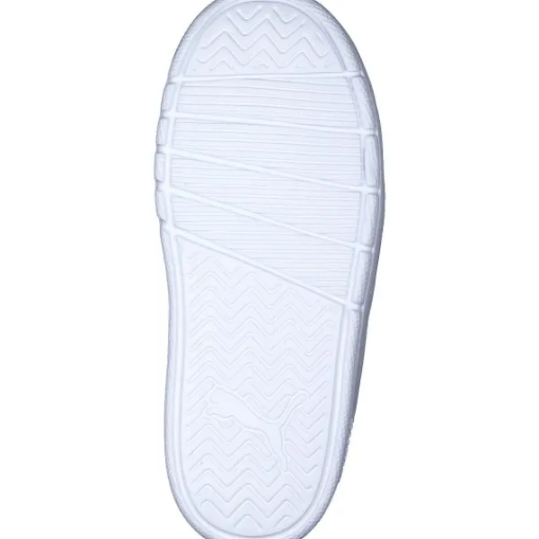 Kinder Puma Slipper<310252/003 Courtflex V3 V Inf navy/ white- red, Sportliche Slipper, Kinder, n