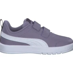 Kinder Puma Slipper<310252/004 Courtflex V3 V, Sportliche Slipper, Kinder, pale plum- white