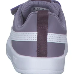 Kinder Puma Slipper<310252/004 Courtflex V3 V, Sportliche Slipper, Kinder, pale plum- white
