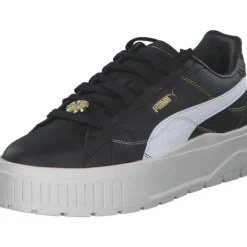 Damen Puma Klassische- & Business Schuhe<397458/001 Karmen II Class Act, Schnürschuhe, Damen, BLACK- WHITE- GOL
