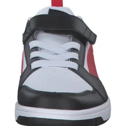 Kinder Puma Slipper<397419/004 Rebound V6 Lo AC+PS, Slipper (Kinder), Kinder, white-for all time red-pu
