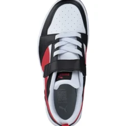 Kinder Puma Slipper<397419/004 Rebound V6 Lo AC+PS, Slipper (Kinder), Kinder, white-for all time red-pu