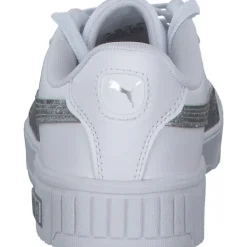 Damen Puma Klassische- & Business Schuhe<Carina 2.0 Space Metallics 389387, Schnürschuhe, Damen, white/matte silver