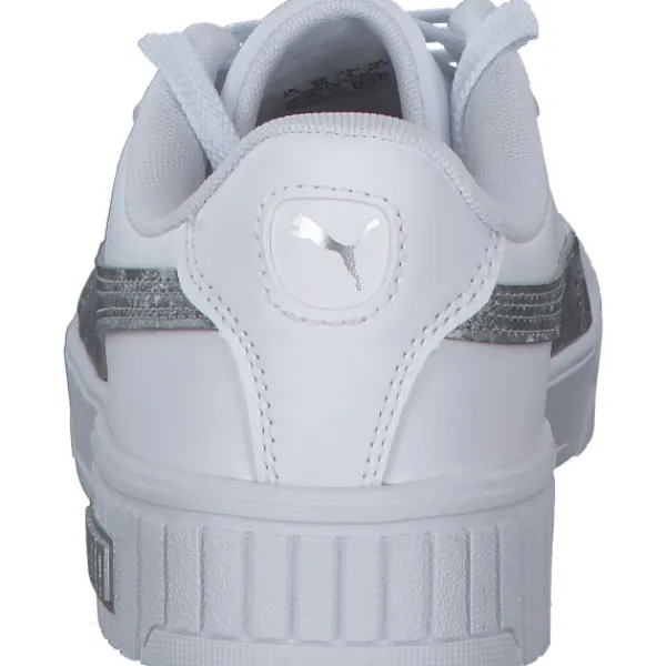 Damen Puma Klassische- & Business Schuhe<Carina 2.0 Space Metallics 389387, Schnürschuhe, Damen, white/matte silver