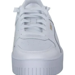 Damen Puma Klassische- & Business Schuhe<Carina Street 389390, Schnürschuhe, Damen, white/white/gold