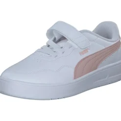 Kinder Puma Slipper<Court Lally AC+PS 402305, Slipper (Kinder), Kinder, White-Rose Quartz