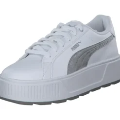 Damen Puma Klassische- & Business Schuhe<Karmen Space Metallics 389396, Schnürschuhe, Damen, white/matte silver