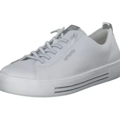 Damen Remonte Klassische- & Business Schuhe<D0913, Schnürschuhe, Damen, weiss/silver