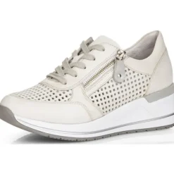 Damen Remonte Sneakers<D3200, Sneakers Low, Damen, Weiß (Bianco)