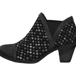 Damen Remonte Stiefel<D8790, Stiefeletten, Damen, Schwarz (Graphit/Schwarz/Royal-Multi)