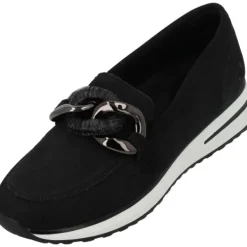 Damen Remonte Slipper<D1G11, Mokassins, Damen, Schwarz