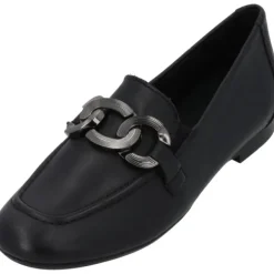Damen Remonte Slipper<D0K09, Mokassins, Damen, Schwarz