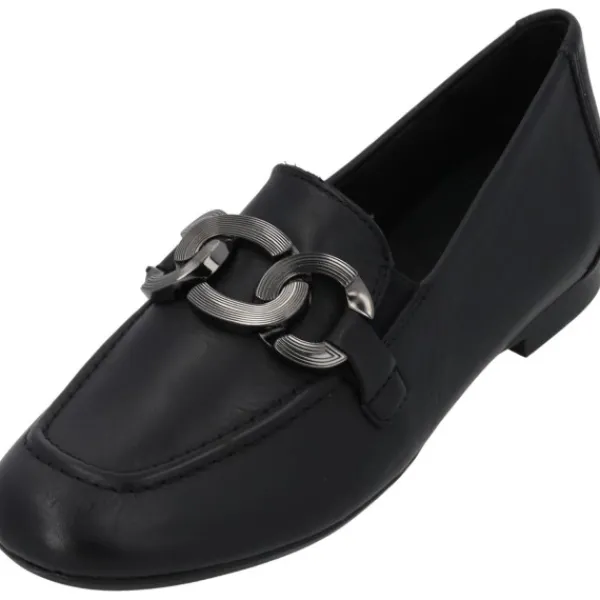 Damen Remonte Slipper<D0K09, Mokassins, Damen, Schwarz