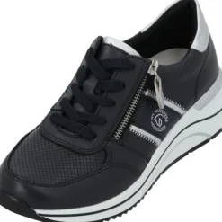 Damen Remonte Klassische- & Business Schuhe<D0T04, Schnürschuhe, Damen, pazifik/pazifik/silver