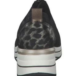 Damen Remonte Sneakers<D0T08-02, Slip-On-Sneaker, Damen, black/schwarz/bronze/schwarz/g