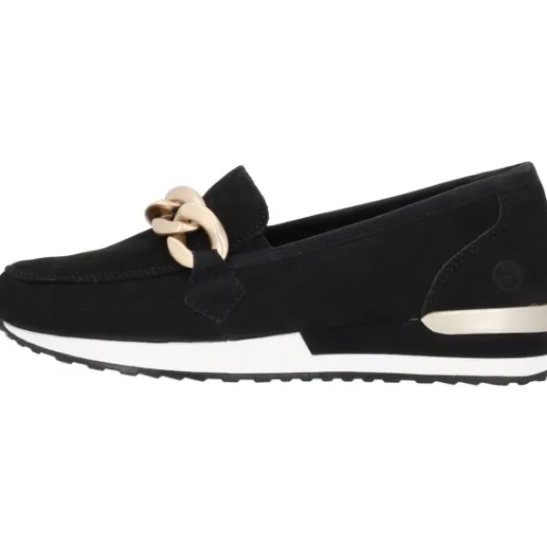 Damen Remonte Slipper<R2544, Slipper, Damen, Schwarz