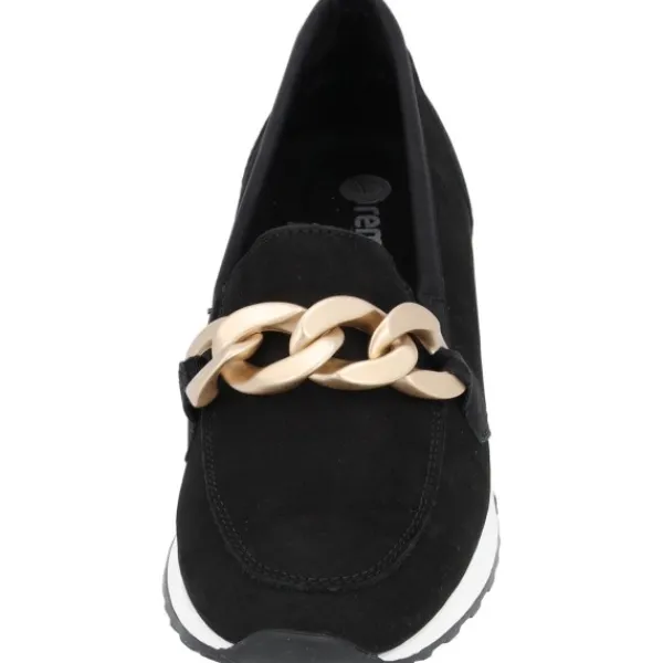 Damen Remonte Slipper<R2544, Slipper, Damen, Schwarz