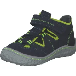 Kinder Ricosta Lauflernschuhe<Jerry 1700102 M, Lauflernschuhe, Kinder, ozean/neongelb