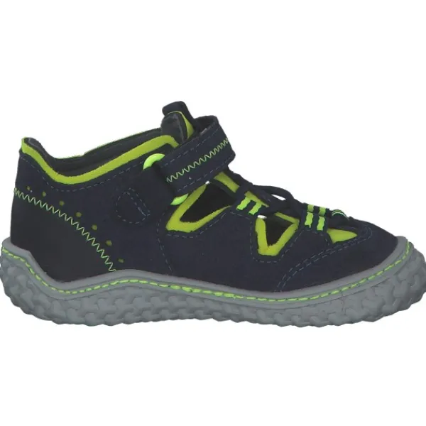 Kinder Ricosta Lauflernschuhe<Jerry 1700102 M, Lauflernschuhe, Kinder, ozean/neongelb