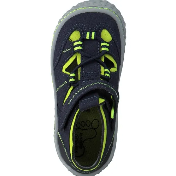 Kinder Ricosta Lauflernschuhe<Jerry 1700102 M, Lauflernschuhe, Kinder, ozean/neongelb