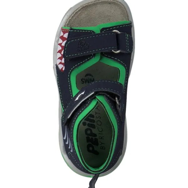 Kinder Ricosta Lauflernschuhe<Sharki 3200402, Lauflernschuhe, Kinder, Blau