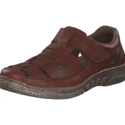Herren Rieker Sandalen<03578, Arbeitssandalen, Herren, Braun