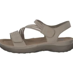 Damen Rieker Sandaletten<64870, Keilsandaletten, Damen, ginger/cliff-weiss