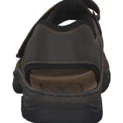 Herren Rieker Sandalen<25051, Klassische Sandalen, Herren, braun/schwarz