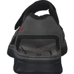 Herren Rieker Sandalen<26752, Klassische Sandalen, Herren, cenere/black/schwarz