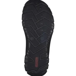 Herren Rieker Sandalen<26752, Klassische Sandalen, Herren, cenere/black/schwarz