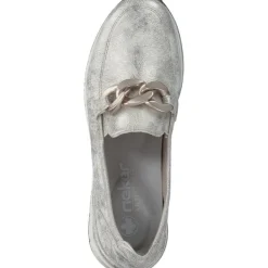 Damen Rieker Slipper<58944, Mokassins, Damen, beige-gold