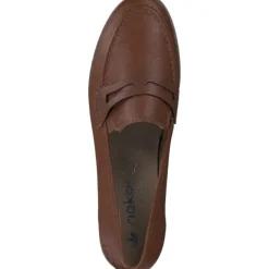 Damen Rieker Slipper<45300, Mokassins, Damen, Cayenne