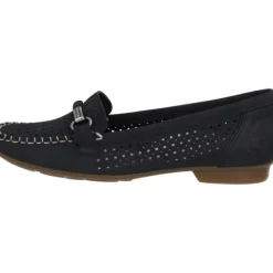 Damen Rieker Slipper<40065, Mokassins, Damen, Pazifik