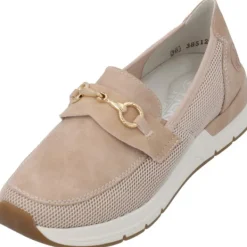 Damen Rieker Slipper<58955, Mokassins, Damen, Rosa