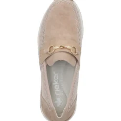 Damen Rieker Slipper<58955, Mokassins, Damen, Rosa