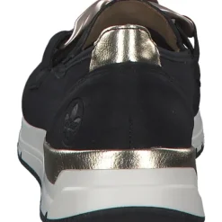 Damen Rieker Slipper<58944, Mokassins, Damen, Schwarz