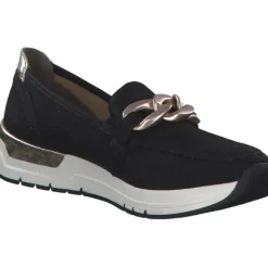 Damen Rieker Slipper<58944, Mokassins, Damen, Schwarz