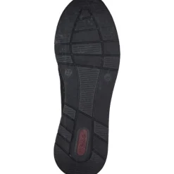 Damen Rieker Slipper<58944, Mokassins, Damen, Schwarz