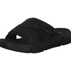 Damen Rieker Pantoletten & Badeschuhe<68990, Pantoletten & Badeschuhe, Damen, Schwarz