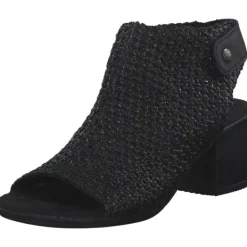 Damen Rieker Sandaletten<64670, Plateau-Sandaletten, Damen, Schwarz