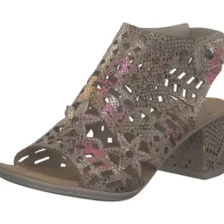 Damen Rieker Sandaletten<64780, Plateau-Sandaletten, Damen, Mehrfarbig