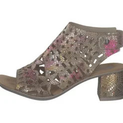 Damen Rieker Sandaletten<64780, Plateau-Sandaletten, Damen, Mehrfarbig