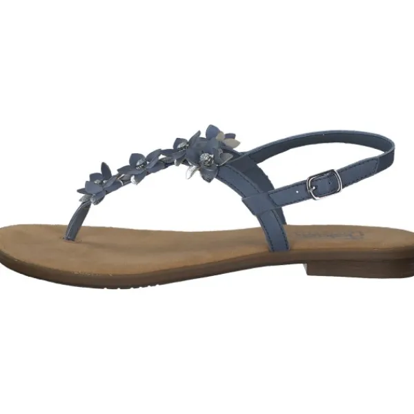 Damen Rieker Sandalen<64257, Sandalen, Damen, Blau
